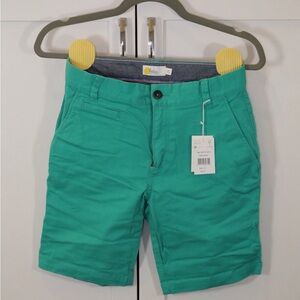 Mini Boden Tropical Green Shorts